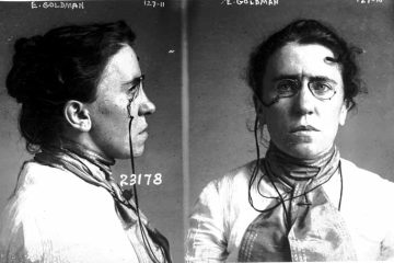 Arrestbilde av Emma Goldman
